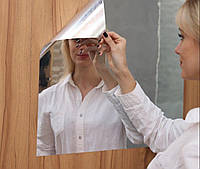 Акриловые зеркальные наклейки прямоугольной формы, 27x42 см