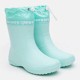 Чоботи ЕВА з манжетою жіночі Jose Amorales 119245 Бірюзові