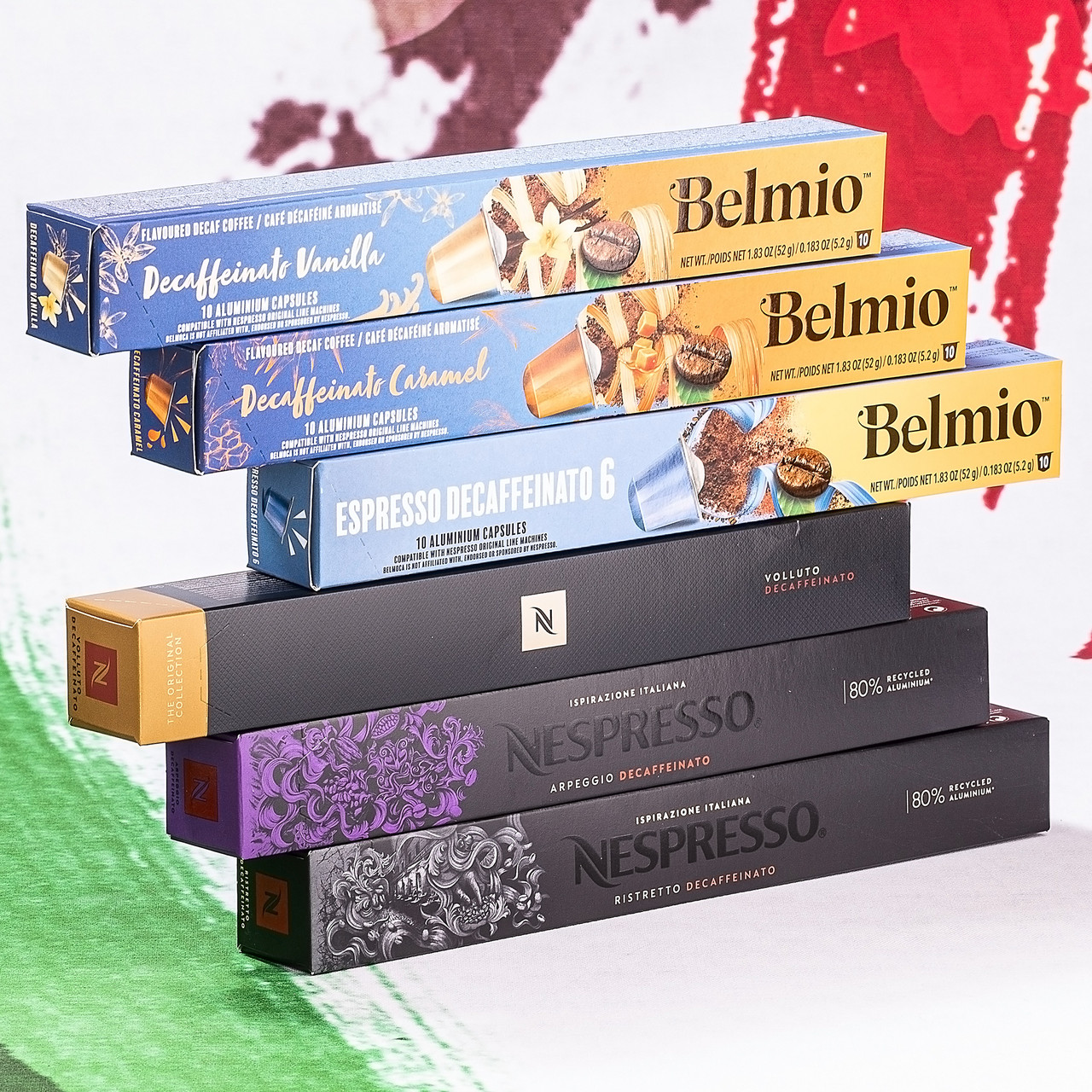 Колекція кави в капсулах Nespresso® Belmio Decaffeinato без кофеїну (60 шт.)