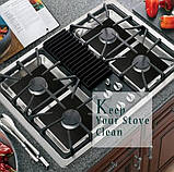 Тефлонові жиронепроникні накладки на газову плиту, набір з 10 штук, захисні, фото 9