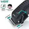 Бездротовий триммер VGR V 683 для волосся з комплектом насадок, фото 7