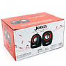 Дротові USB комп'ютерні колонки, JEDEL M600 2x3W, з регулятором гучності, фото 4