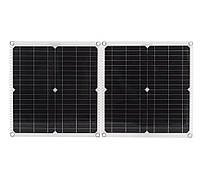 Гибкая солнечная панель 50 Вт (монокристаллическая) с контроллером источник электроэнергия солнечная панель