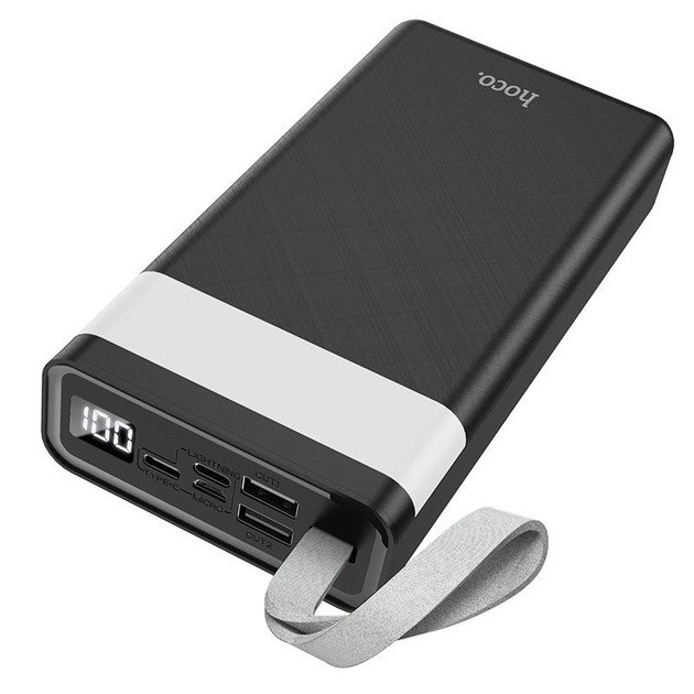 Портативний акумулятор HOCO J73 Powerful на 30000mAh, для швидкого заряджання пристроїв, фото 1