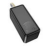 Мобільна батарея ємністю 50000 mAh чорний, універсальний павербанк, модель Hoco J111D, фото 6