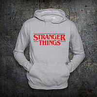 Худи Fruit of the Loom Очень Странные Дела Stranger Things Серый M (1395323) SN, код: 7583875