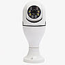 Внутрішня панорамна камера Camera 2DUAL LENS LAMP на 360 градусів з WIFI, фото 3