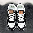 Кросівки кеди жіночі білі із чорним Swin-shoes 4218, фото 4