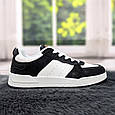 Кросівки кеди жіночі білі із чорним Swin-shoes 4218, фото 6