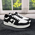 Кросівки кеди жіночі білі із чорним Swin-shoes 4424, фото 3