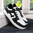Кросівки кеди жіночі білі із чорним Swin-shoes 4424, фото 4