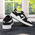 Кросівки кеди жіночі білі із чорним Swin-shoes 4424, фото 5