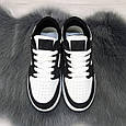 Кросівки кеди жіночі білі із чорним Swin-shoes 4424, фото 7
