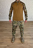 Тактический боевой костюм рип-стоп мультикам военный камуфляжный зсу армейский форма multicam штурмовая ВСУ