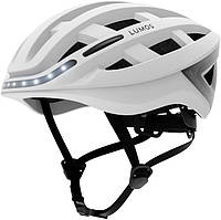 Умный велосипедный шлем Lumos Kickstart белый Bluetooth