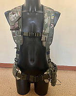 Ременно-плечевая система с подсумками,армейский пояс рпс + 6 подсумков, военный пояс рпс ky391
