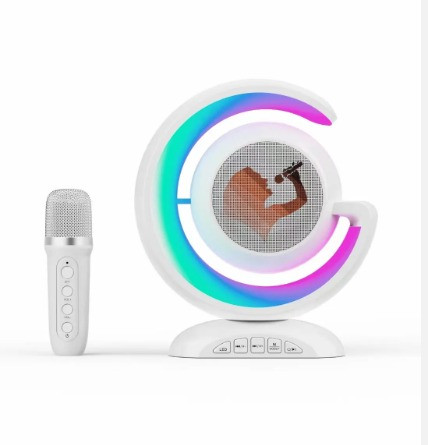 Настільна лампа Lightshow YS-110, нічник з бездротовою Bluetooth колонкою та мікрофоном