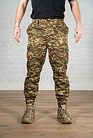 Боевые армейские штаны для всу саржа камуфляж хищник летние штурмовые брюки армейские маскировочные уставные