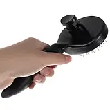 Щітка для вичісування тварин , щітка що самоочищається Purlov 18905 Польща, фото 10