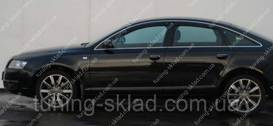 Вітровики вікон Аудіо А6 С6 (дефлектори бічних вікон Audi A6 C6)