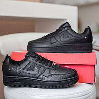 Nike Air Force 1 Mid LV8 черные ТОП кросівки найк аір форс аир форсы найки