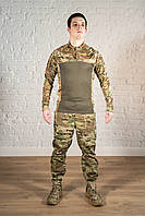 Армейская мужская форма всу мультикам рип-стоп вафелька камуфляжная костюм тактический летний уставной боевой