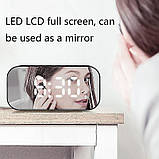 Мобільна колонка Q5 BT з дзеркальним Bluetooth годинником і LED підсвічуванням, фото 5