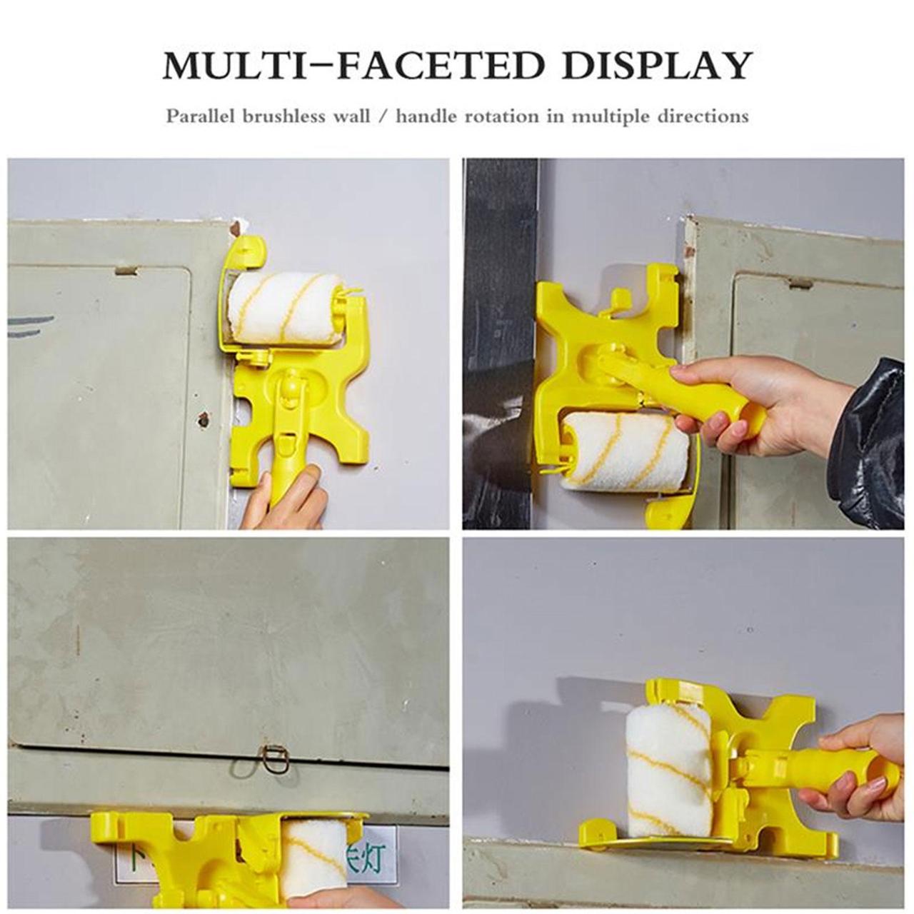 Многофункциональная роликовая щетка для покраски, безопасный инструмент для стен и потолка - фото 2 - id-p2131990341