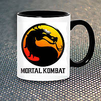 Чашка Fan Girl Логотип Мортал Комбат Mortal Kombat New (14503) 330 мл Разноцветный CT, код: 7588140