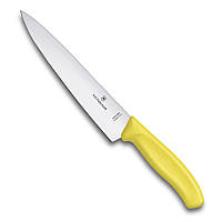 Кухонный нож разделочный Victorinox Swiss Classic Carving 19 см Желтый (6.8006.19L8B)