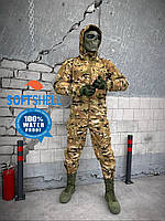 Армейский тактический костюм на флисе, демисезонная военная форма осень-зима, костюм мультикам so ky391 XXL