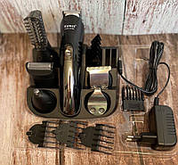 Машинка для стрижки волос беспроводная, Машинка для стрижки профессиональная (11в1), AST