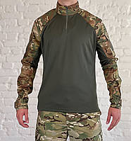 Летний армейский убакс мультикам рип стоп камуфляж военный мужской боевая тактическая рубашка multicam полевая