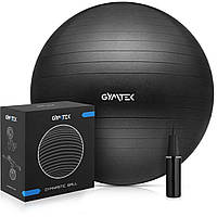 Фітбол Gymtek 65 см чорний + насос