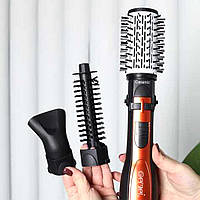 Расческа щетка для выпрямления волос, Расческа браш 3в1, Профессиональная расческа для брашинга, AST