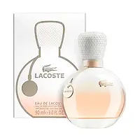 Парфюмированная вода женская Lacoste Eau de Lacoste Pour Femme (белая лампочка) лицензия 90 ml