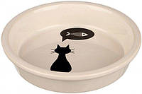 Миска для кошки Trixie 0.25 л 13 см Белая (4047974244999) VA, код: 7633473