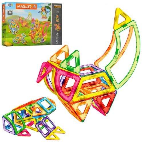 Конструктор магнітний, тварини, 89 деталей, у коробці 45,5-32-8 см