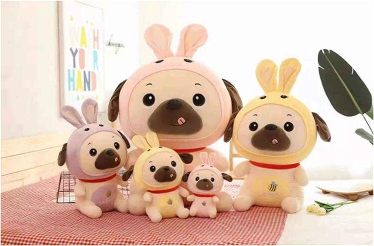 М'яка іграшка M 14343, цуценя, висота іграшки 45 см