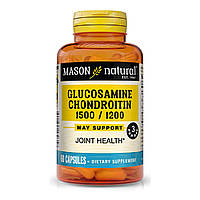 Глюкозамин и Хондроитин 1500 1200 Glucosamine Chondroitin Mason Natural 60 капсул SB, код: 7575171