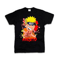 Футболка Наруто Аниме Naruto Black S (497463) BB, код: 6657750