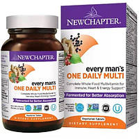 Витаминно-минеральный комплекс New Chapter Every Man's One Daily Multi 24 Veg Tabs NC0326 SP, код: 7518162