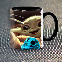 Чашка Fan Girl Йода Yoda Мандалорец 2 New (14521) 330 мл Разноцветный SP, код: 7588170