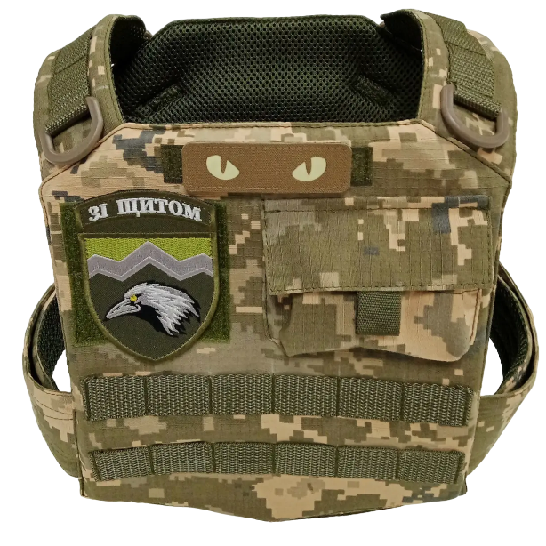 Дитячий іграшковий бронежилет Піксель для страйкболу на зріст до 144 см - фото 1 - id-p2037767492