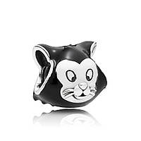 Серебряный шарм Pandora Кот Фигаро 97488EN16 LD, код: 7360812