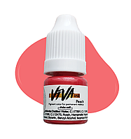 Пигмент VIVA ink Lips №7 Peach - 4 мл (Пигменты для татуажа - перманетного макияжа, микроблейдинга губ)