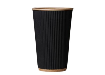Склянка гофра Iris-Plast Eco чорний 275 мл (102750/25шт), фото 1