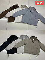 Куртка жіноча демісезонна укорочена р-ри M-2XL (6кв)"YIMEIGE" недорого від прямого постачальника