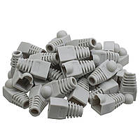 Колпачек RJ45, изолирующий, Gray, 40 шт, Patron (CAP-RJ-45-40) (214985)