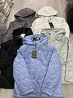 Куртка жіноча демісезонна стьобана напівбатал р-ри 50-58 (5кол)"YIMEIGE" недорого від прямого постачальника